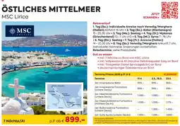 Billa Reisen MSC Lirica Angebot
