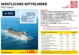 Billa Reisen MSC Opera Angebot