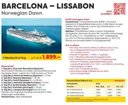 Billa Reisen Norwegian Dawn Angebot