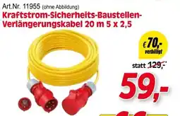 Zgonc Kraftstrom Sicherheits-Baustellen Verlängerungskabel Angebot