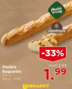 Unimarkt Haubis Baguette Angebot