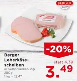 Unimarkt Berger Leberkäse- scheiben Angebot