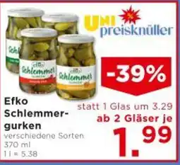 Unimarkt Efko Schlemmer- gurken Angebot