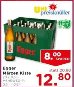 Unimarkt Egger Märzen Kiste Angebot