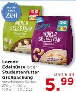 Unimarkt Lorenz Edelnüsse oder Studentenfutter Großpackung Angebot
