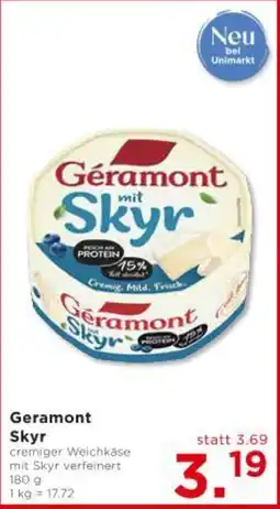 Unimarkt Geramont Skyr Angebot