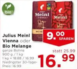 Unimarkt Julius Meinl Vienna oder Bio Melange Angebot