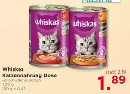 Unimarkt Whiskas Katzennahrung Dose Angebot