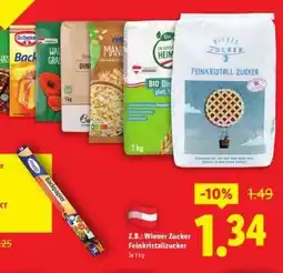 Lidl WIENER ZUCKER FEINKRISTALLZUCKER Angebot