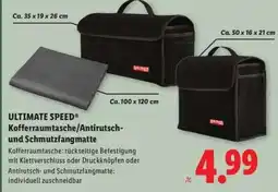 Lidl ULTIMATE SPEED Kofferraumtasche/Antirutsch- und Schmutzfangmatte Angebot