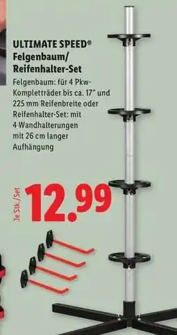 Lidl ULTIMATE SPEED Felgenbaum/Reifenhalter-Set Angebot