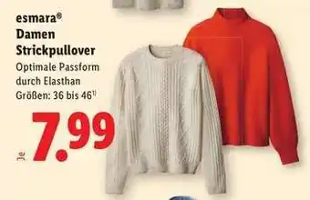 Lidl esmara Damen Strickpullover Angebot