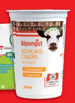 Lidl Alpengut Schlagobers Angebot