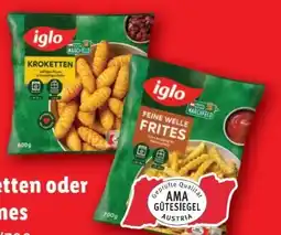 Lidl Iglo Backrohr Kroketten Angebot