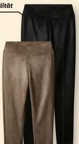 Lidl Esmara Damen Velours Jeggings Angebot