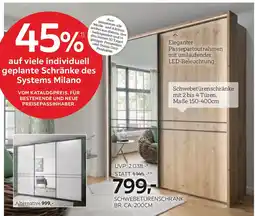 XXXLutz SCHWEBETÜRENSCHRANK Angebot