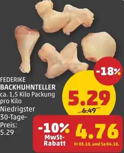 PENNY Federike backhuhnteller Angebot