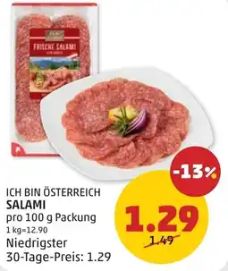 PENNY Ich bin österreich salami Angebot