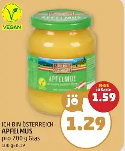 PENNY Ich bin österreich apfelmus Angebot