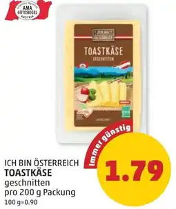 PENNY Ich bin österreich toastkäse Angebot