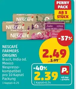 PENNY Nescafé farmers origins Angebot