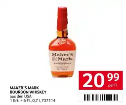 Transgourmet Maker's Mark Kentucky Straight Bourbon Whiskey Angebot