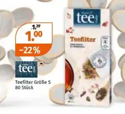 Müller Müllers Teestube Teefilter Größe S Angebot