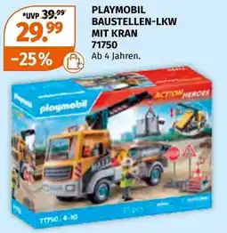 Müller Playmobil baustellen-lkw mit kran Angebot