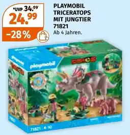 Müller Playmobil triceratops mit jungtier Angebot