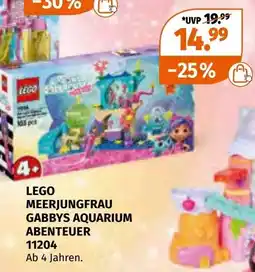 Müller Lego meerjungfrau gabbys aquarium abenteuer Angebot