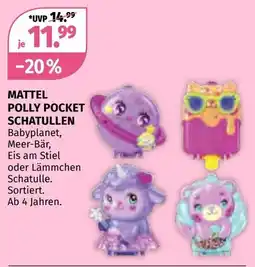 Müller Mattel polly pocket schatullen Angebot
