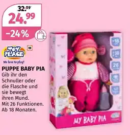 Müller Puppe baby pia Angebot