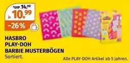 Müller Hasbro play-doh barbie musterbögen Angebot