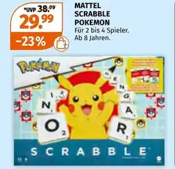 Müller Mattel scrabble pokemon Angebot