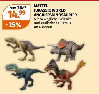 Müller Mattel jurassic world angriffsdinosaurier Angebot