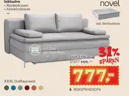 XXXLutz Novel BOXSPRINGSOFA Angebot