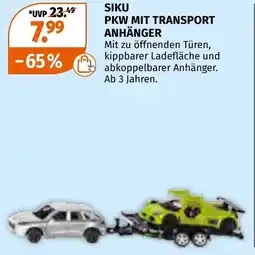 Müller Siku pkw mit transport anhänger Angebot