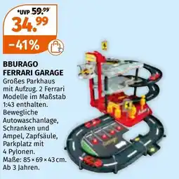 Müller Bburago ferrari garage Angebot