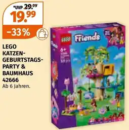 Müller Lego katzen- geburtstags- party & baumhaus Angebot