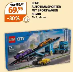 Müller Lego autotransporter mit sportwagen Angebot