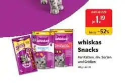 Das Futterhaus whiskas Snacks Angebot