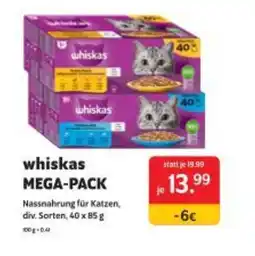 Das Futterhaus Whiskas mega-pack Angebot