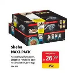 Das Futterhaus Sheba maxi-pack Angebot