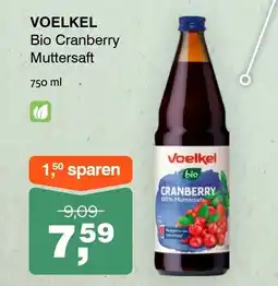 Prokopp VOELKEL Bio Cranberry Muttersaft Angebot