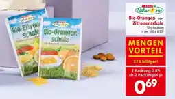 Interspar Bio-Orangen- oder Zitronenschale Angebot