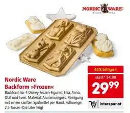 Interspar Nordic Ware Backform Frozen Angebot