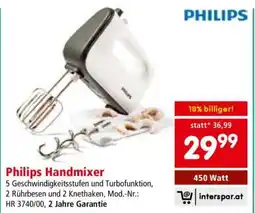 Interspar Philips Handmixer Angebot