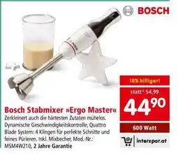 Interspar Bosch Stabmixer Ergo Master Angebot