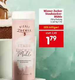 Interspar WIENER ZUCKER STAUBZUCKER MÜHLE Angebot