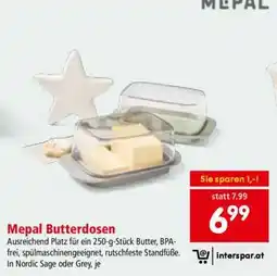 Interspar Mepal Butterdosen Angebot